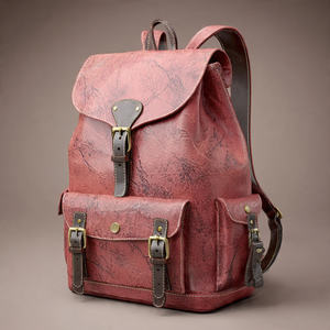 Travel <b>Laptop</b> Striped Printed Backpack 17 Inch Extra <b>Large</b> Waterproof Unisex String Closure Backpack with USB - Product Image 6