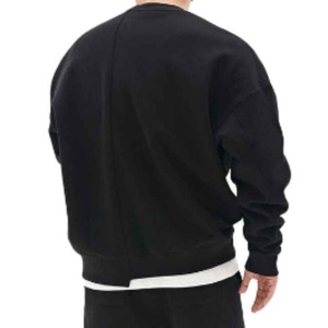 High Quality Men Casual Cotton Fleece Pullover Unisex Heavyweight Oversize Autumn Warm Windproof Sweatshirts <b>Hoodies</b> - Product Image 6