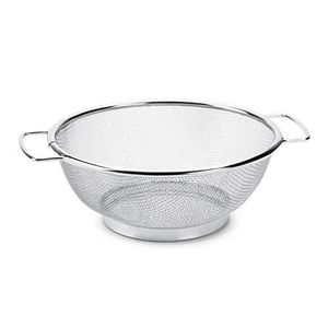 High Quality Metal <b>Colander</b> With Side Handles For Fast Draining Of Pasta Fruits Vegetables And Rice - Product Image 3