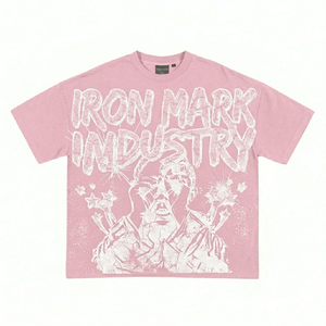 เสื้อยืดผู้ชายลายกราฟิกถักนิตติ้งผ้าฝ้าย 100% สไตล์สตรีท แฟชั่นรักษ์โลก จัดจำหน่ายโดยตรงจากโรงงาน - Product Image 3