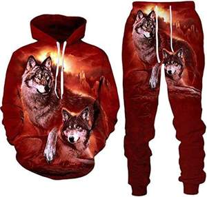 Conjunto Deportivo de Sudadera con Capucha y Pantalones de Chándal para Hombre y Mujer, Sublimación Sólida, 100% Poliéster, Ligero, Invierno, Personalizado - Product Image 1