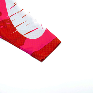 ถุงมือแข่งรถแบบเต็มนิ้ว พิมพ์ลายแบบ Sublimation ระบายอากาศได้ดี ผลิตจากโพลีเอสเตอร์และไนลอน เหมาะสำหรับกิจกรรมกลางแจ้ง ลายสีแดง ชมพู ขาว สำหรับทั้งชายและหญิง - Product Image 1