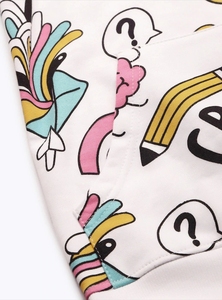 เสื้อฮู้ดผู้หญิง พิมพ์ลายการ์ตูน แขนยาว ทรงปกติ สวมใส่สบาย ผ้าฝ้ายถัก 100% สไตล์ฤดูใบไม้ร่วง - Product Image 5