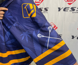 Ropa Deportiva, Jersey de Hockey Personalizado con Número, 100% Poliéster, Jersey de Hockey sobre Hielo Impreso Personalizado, Transpirable - Product Image 5