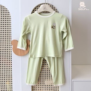 Conjunto de Pijama de Manga Larga para Niños SeunKids, Ropa de Dormir Ligera y Suave, Fabricante de Vietnam - Product Image 6