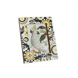 Cadre photo incrusté d'os multicolore fait à la main, étuis de photoshoot de mariage exceptionnels, image de bordure multicolore parfaite - Product Image 3