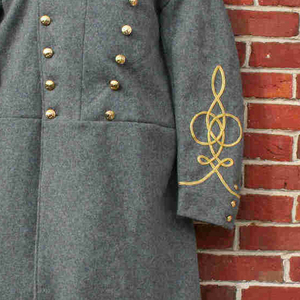 Manteau en laine classique de style américain du XIXe siècle, reproduction historique, modèle Frock Coat - Product Image 6