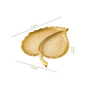 <b>Silver</b> Plated Dinnerware Metal Square <b>Tray</b> Dining Food <b>Drinks</b> Fruits Breakfast Decorative <b>Tray</b> Wooden Dishes & Plate Server - Product Image 5