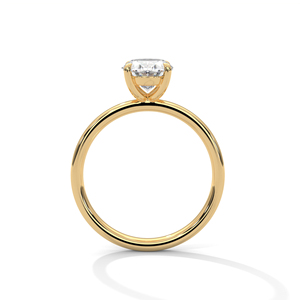 Anillo de Diamantes Cultivados en Laboratorio de Oro de 14K, Anillo de Compromiso de Oro Sólido de 18K para Mujer, Estilo Clásico, Certificado IGI, Anillo de Compromiso, Aniversario - Product Image 6