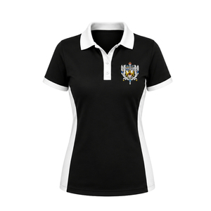 Camiseta Polo Personalizada de Dos Tonos para Mujer, Estilo Griego, Sigma Gamma Rho, Manga Corta, Cuello Camisero, Ropa Casual, OEM, ODM, Venta al Por Mayor - Product Image 1