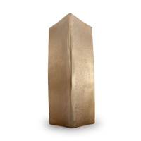 Vase décoratif floral en métal tendance, fait main, moderne, pour la maison et le bureau, collection premium, élégant accent d'intérieur, beauté.