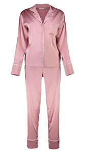 Ensemble de vêtements de nuit en satin pour femmes, 2 pièces, manches courtes, taille élastique, pyjama décontracté, motif uni, respirant, lavable en machine - Product Image 2