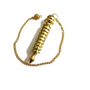 Productos de Venta Caliente: Péndulos de Radiestesia de Cobre y Latón al por Mayor, Péndulos de Cobre y Latón para Sanación Reiki - Product Image 3