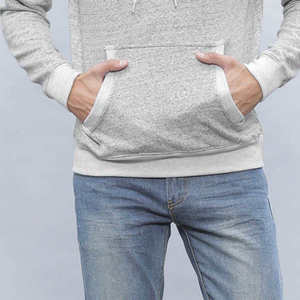 Nuevas Sudaderas con Capucha para Hombre en Colores Pastel, al por Mayor, Económicas, Personalizadas con Logotipo Impreso en la Espalda, Impresión por Transferencia, Calidad Premium, 100% Velour - Product Image 3
