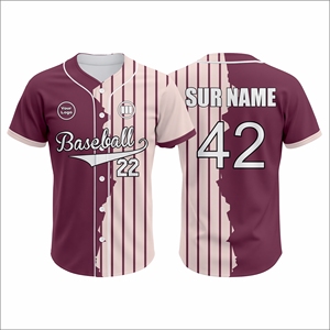 ชุดยูนิฟอร์มเบสบอลพิมพ์ลายโพลีเอสเตอร์ 100% แบบกำหนดเอง ระบายเหงื่อได้ดี ยืดได้สี่ทิศทาง สำหรับฤดูร้อน สั่งซื้อขั้นต่ำน้อย สำหรับทีมในสหรัฐอเมริกา จัดส่งรวดเร็ว - Product Image 6