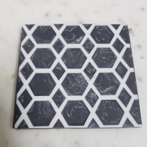 Posavasos de resina ecológicos a granel, alfombrillas y almohadillas epoxi duraderas y resistentes al calor hechas a mano para restaurantes, bares, cafeterías - Product Image 3