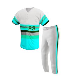 Recién llegado, estampado Floral brillante, bordado personalizado, uniforme de béisbol, camisa de estilo, venta al por mayor, deportes baratos, conjunto de Jersey de béisbol en blanco - Product Image 6