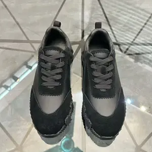 Zapatos de Marca de Lujo de Alta Gama para Hombre y Mujer, Zapatos de Skateboarding Clásicos de Cuero de Alta Calidad con Suela Gruesa y Ligeros - Product Image 1