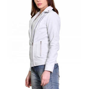 Chaqueta de Cuero para Mujer, Diseño Personalizado, Color Sólido, Transpirable, en Oferta, Precio Razonable - Product Image 3