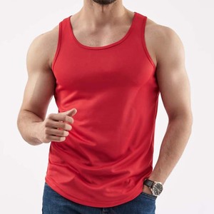Men's <b>Red</b> Solid Color Knitted O-Neck <b>Tank</b> <b>Top</b> Casual Wear Fitness Summer Wear High Quality Cotton Men's <b>Tank</b> <b>Tops</b> For Sale 2026 - Product Image 6