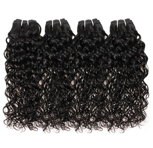 Extensiones de Cabello Humano Indio Natural Ondulado al por Mayor, Pelucas de Doble Trama a Máquina, Material Virgen Crudo, Doble Trama Ventajosa - Product Image 1