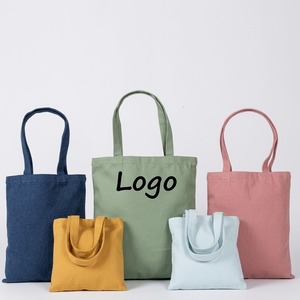 Customizable Cartoon Pattern <b>Foldable</b> Cotton Canvas Eco-Friendly Reusable Shopping Tote <b>Bags</b> Logo Custom Print for Groceries - Product Image 1