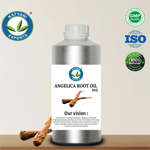 Aceite Herbal Destilado al Vapor de Marca Privada, Aceite Esencial de Raíz de Angélica (Angelica Archangelica) Altamente Puro - Katyani Exports India - Product Image 5