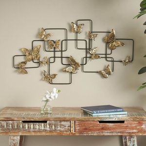 Decorative Metal <b>Wall</b> <b>Decor</b> For Bedroom Vanity Bathroom And Living Room Interior Styling Accessories Use - Product Image 1