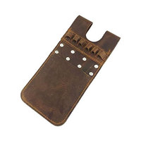 Sacoche en cuir faite à la main pour tir à l'arc et chasse, support dorsal durable avec sangle réglable et compartiment de rangement