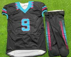 Uniformes Totalmente Personalizados, Transpirables, Talla Personalizada, Cómodos, Alta Calidad, Precio Razonable, Uniforme de Fútbol Americano - Product Image 5