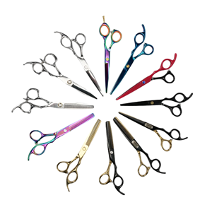 Ciseaux de coiffure 6'' en acier inoxydable JP, ensemble de ciseaux de barbier professionnels pour la coupe de cheveux, avec sac inclus - Product Image 6