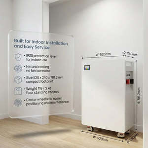 Home Energy Storage <b>Battery</b> 16kWh LiFePO4 51.2V 314Ah Floor Standing for <b>Backup</b> Power - Product Image 6