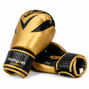 High Quality Leather Boxing <b>Gloves</b> Sparring Training Gear Secure Wrist Support for Closure Custom Design Unisex - Product Image 4