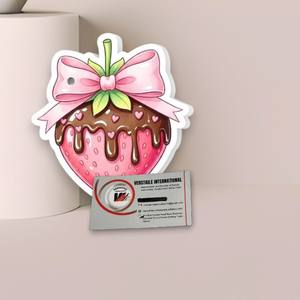 Extensions de cils magnétiques en acrylique de haute qualité pour la Saint-Valentin, avec motifs chocolat, fraise, cœur, fleur, carré, papillon, marque privée - Product Image 4