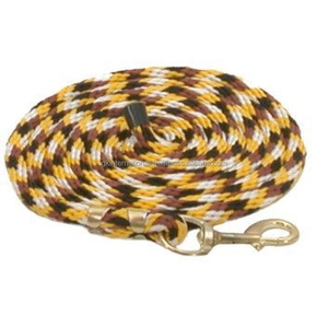 Cuerda para Caballos de Algodón, Gruesa, Resistente, Inofensiva, con Gancho de Seguridad Dorado y Plateado - Product Image 6