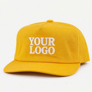 Gorra de Béisbol Urbana de 5 Paneles con Logotipo Personalizado, de Perfil Alto, sin Estructura y con Frente Cuadrado, en Tendencia - Product Image 1