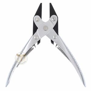 Alicates de Punta Plana Paralela con Mordazas Serradas de Acero al Carbono de 160 mm, Herramientas Multiusos para Joyería, Relojería, Óptica, Doblado, Envoltura y Bricolaje - Product Image 3