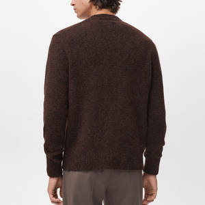 Cárdigan de punto personalizado para hombre para uso al aire libre, estilo casual, precio asequible, cárdigan para hombre con bordado personalizado - Product Image 2