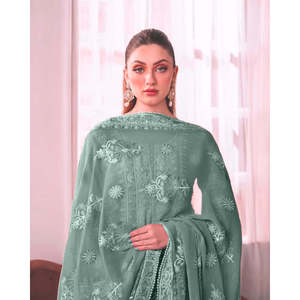 Women's Beautiful Top-Bottom and Dupatta <b>Set</b> for Parties - Product Image 4