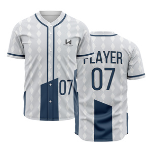 Nouveaux maillots de baseball unisexes en strass de haute qualité, imprimés sur mesure, en tissu viscose/coton, respirants, antibactériens, grandes tailles - Product Image 4