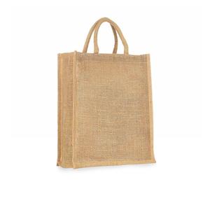 Eco Friendly Reusable <b>Jute</b> Tote Bag for Grocery Shopping Beach Trips and Daily Essentials Available for Affordable Price - Product Image 1
