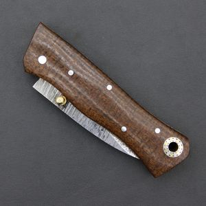 มีดพับใบมีดสแตนเลสพร้อมระบบล็อคแบบ Liner Lock ที่ปลอดภัย สำหรับการตั้งแคมป์ เดินป่า และงานตัดอเนกประสงค์ในชีวิตประจำวัน ใช้ได้ในสนาม - Product Image 1