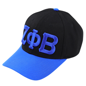 Casquette de baseball ajustable noire Zeta Phi Beta (ZPB) pour femme, style HBCU, vêtement grec pour sororité - Product Image 1