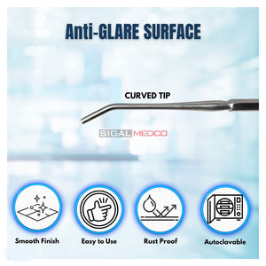 Instrumento de Disección Seeker con Punta Angular Semi-Afilada, Hecho de Acero Inoxidable de Alta Calidad, Duradero, Resistente al Óxido, Herramienta de Precisión - Product Image 2