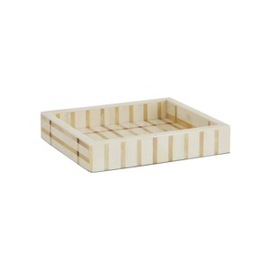 Bandeja de Servicio Decorativa de Lujo con Patrón Inspirado, Organizador Rectangular Artesanal con Incrustaciones de Hueso para Decoración del Hogar, Comedor, Set de Regalo, Adorno - Product Image 3