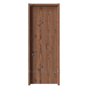 Puertas Interiores de Madera MDF Insonorizadas e Impermeables para Dormitorio, Puertas de Contrachapado para Acabado de Casas, Precio de Fábrica al por Mayor - Product Image 2