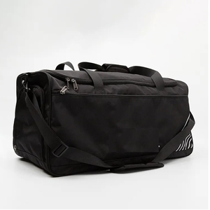 Modern Black Sport Football Duffel Bag for Adults Oxford Fabric Durable Lightweight Large with Shoulder Strap Multiple Pockets - Product Image 1