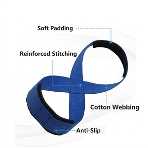 Correa de Levantamiento en Forma de 8 de Algodón Reforzado, Protección Profesional, Gruesa, Resistente, Ligera, Antideslizante, Cómoda, para Fisicoculturismo - Product Image 4