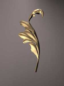 แผ่นอะลูมิเนียมลายใบไม้แบบโปร่ง สำหรับตกแต่งรั้ว ประตู และโครงบังตา - Product Image 2