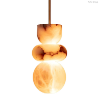 Applique Murale LED Ovale Moderne et Simple en Albâtre - Blanc Chaud, Angle de Faisceau 45°, Dimmable, Idéale Petits Espaces, Chambre, Salon, Restaurant